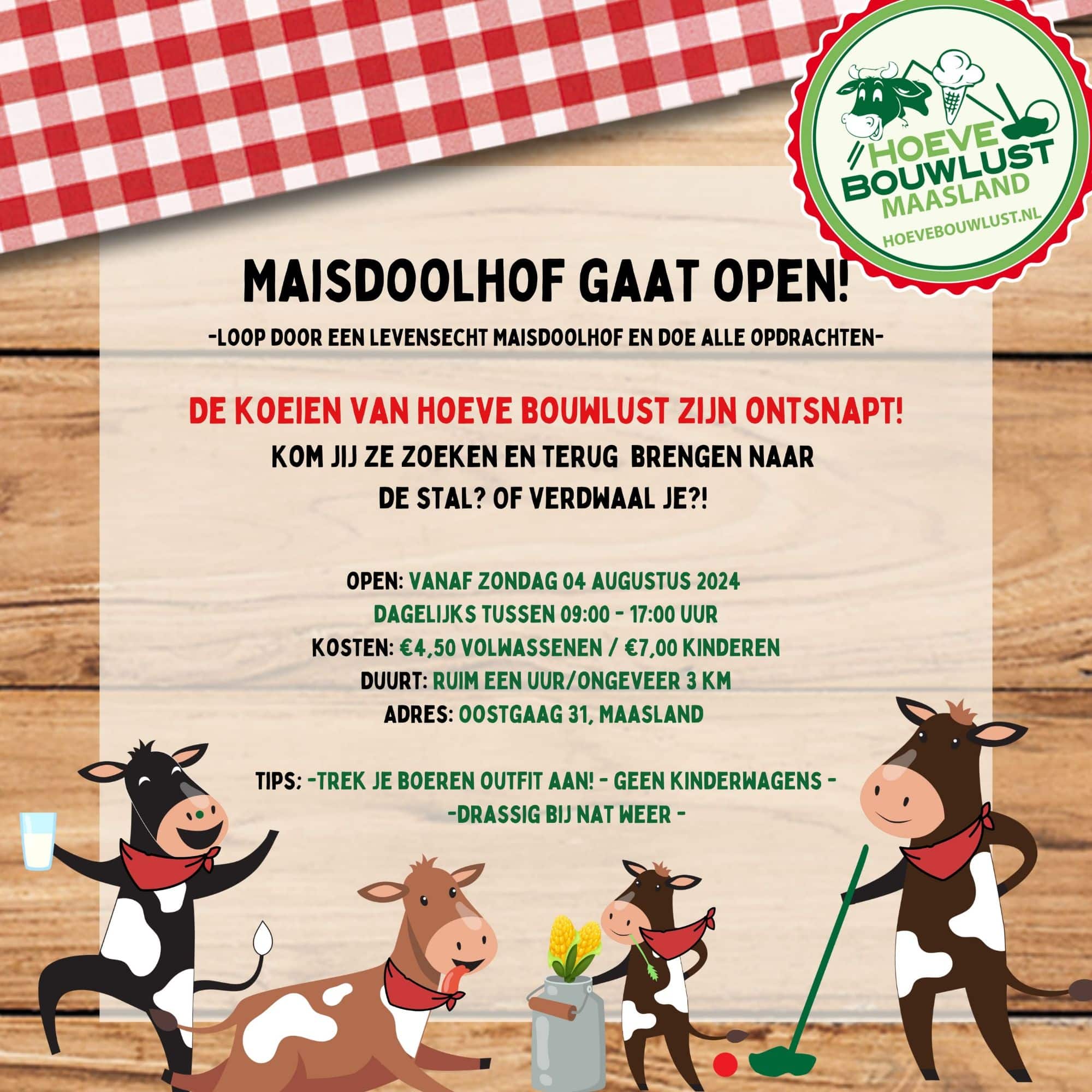 Featured image for “Het Mais doolhof is geopend!”